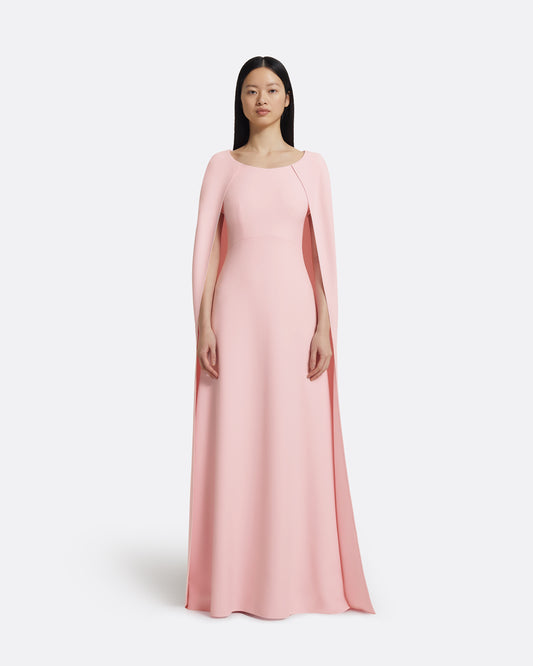 Yuna Long Dress in Lychee