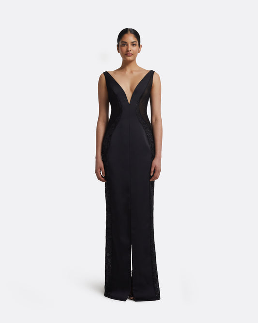 Shayla Long Dress in Black