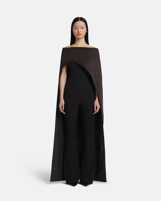 Myrine Jumpsuit & Maddox Harness in Peat Brown