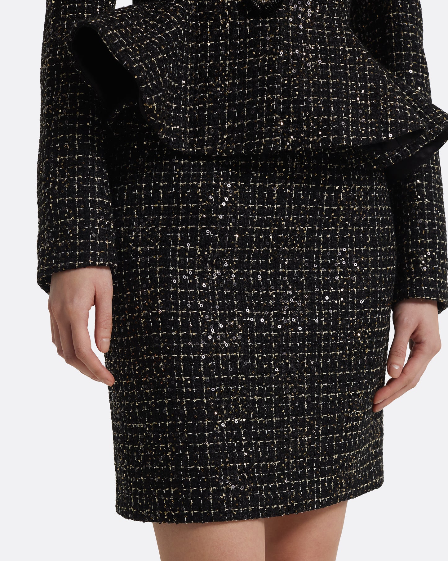 Ayaka Skirt in Black & Gold