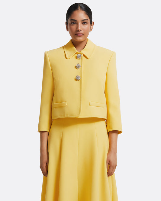 Arata Jacket in Aspen Gold with Crystal