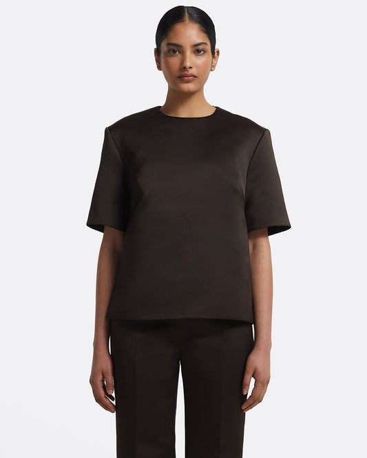 Sayuri Top in Peat Brown