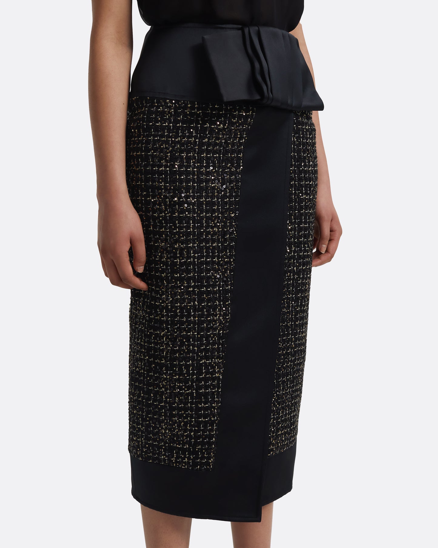 Suki Skirt in Black & Gold