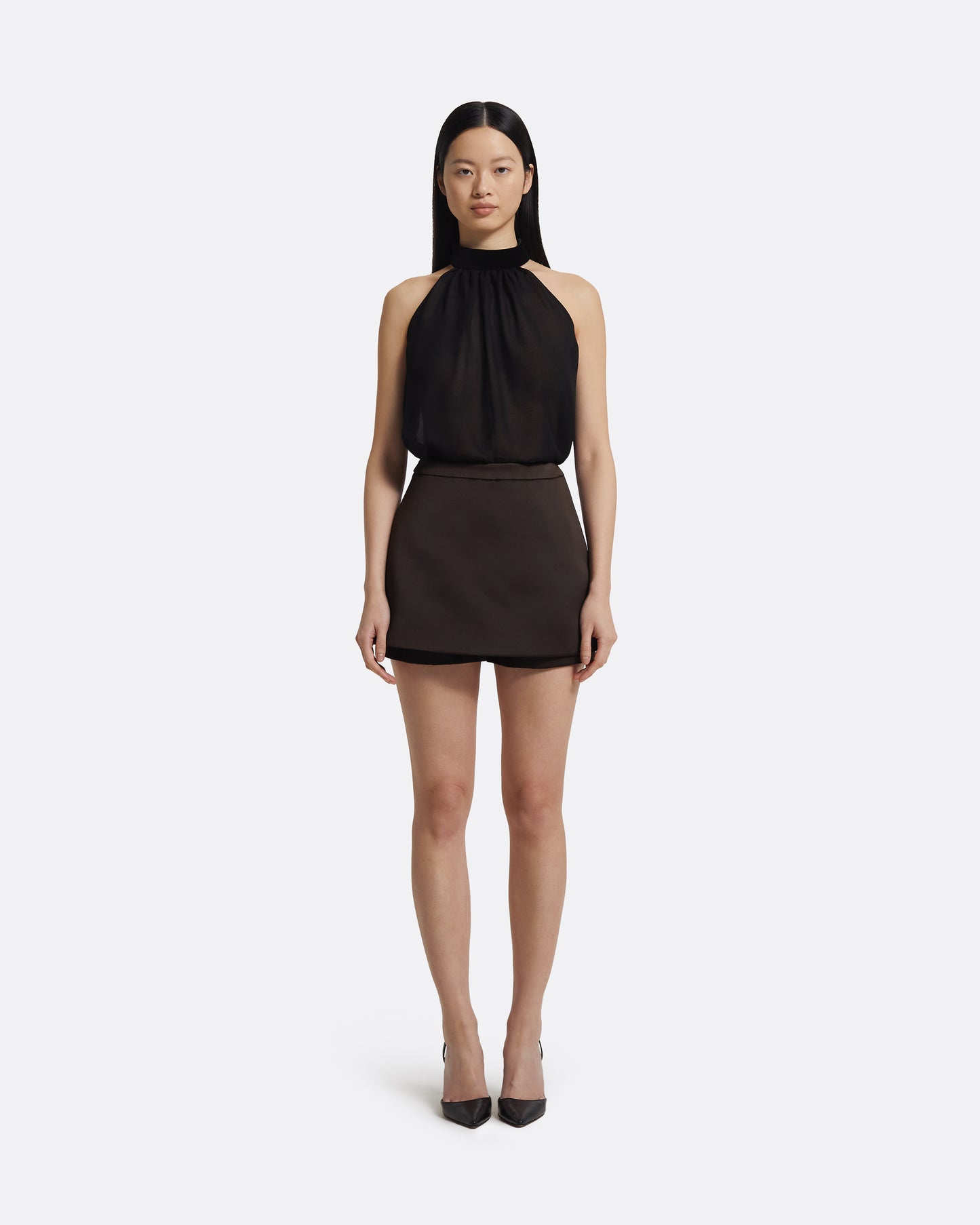 Matilda Skirt in Peat Brown