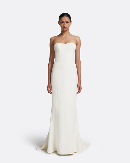 Gabriella Long Dress in Ivory
