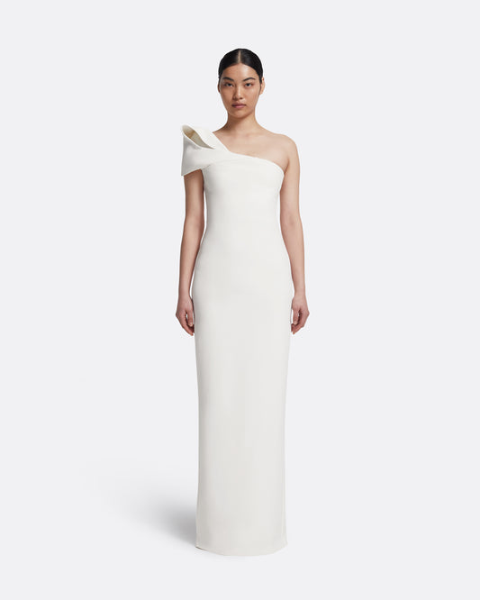 Blanchette Long Dress in Ivory