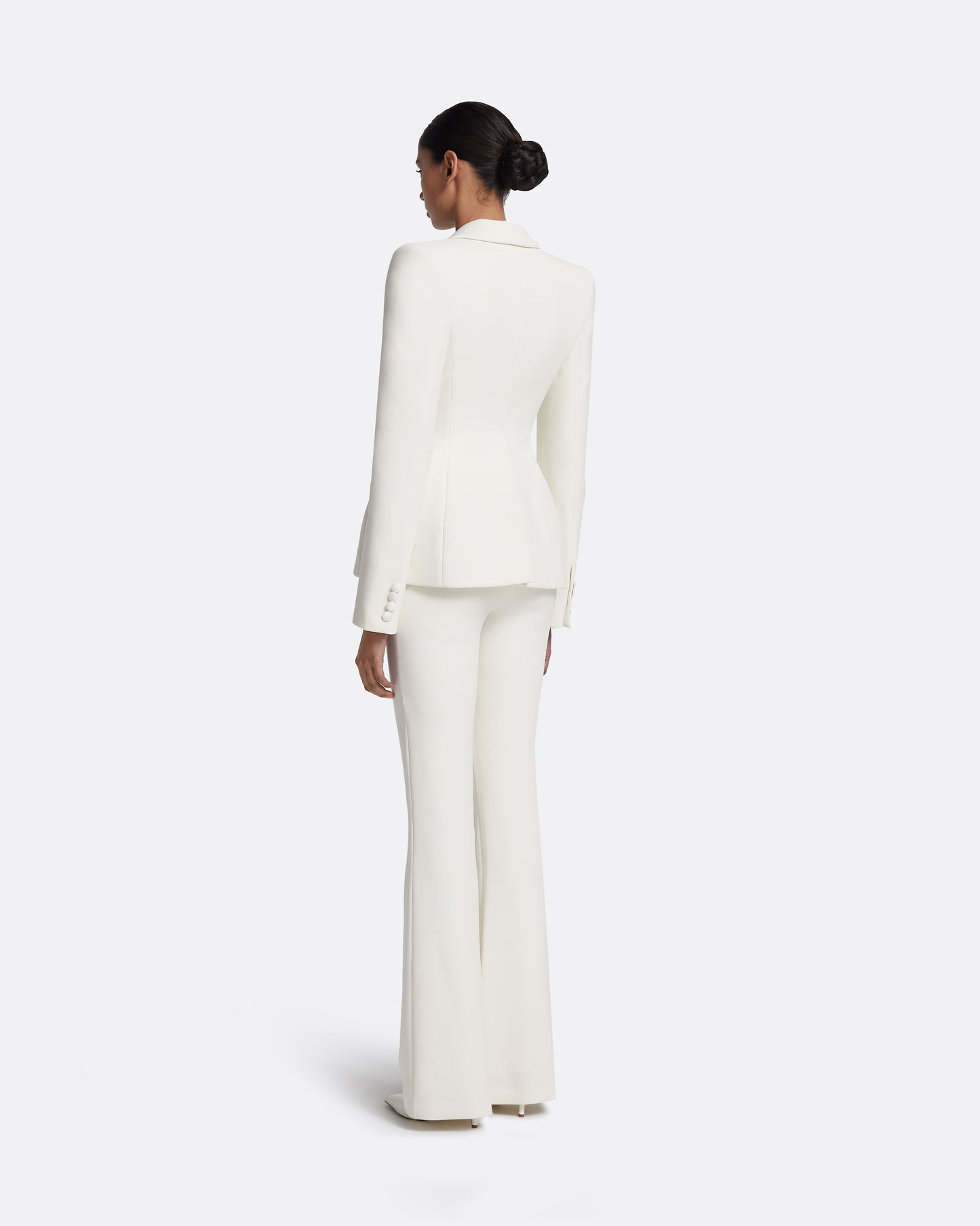 Gulsen Jacket in Porcelain on Ivory