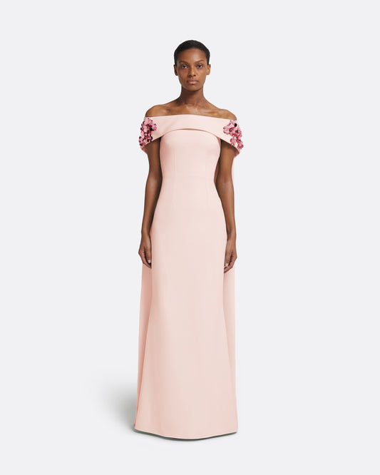 Arabella Harness With Soshin Dress in Pale Pink