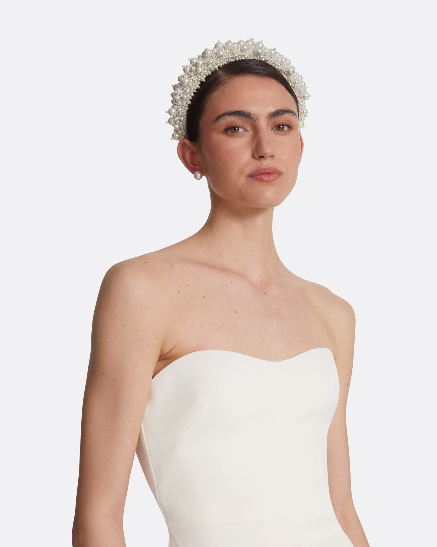 Peggie Ivory Midi Dress