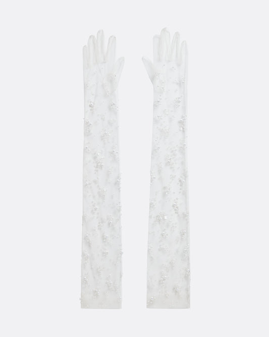 Astin Ivory And Gypsophilia Gloves