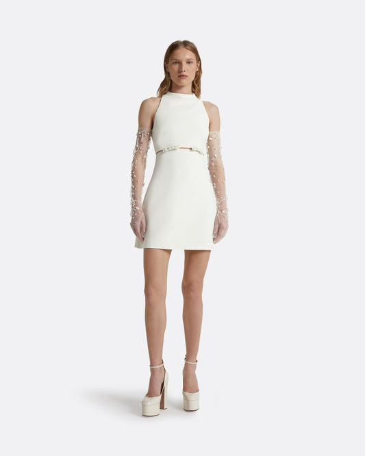 Jalie Ivory Mini Dress
