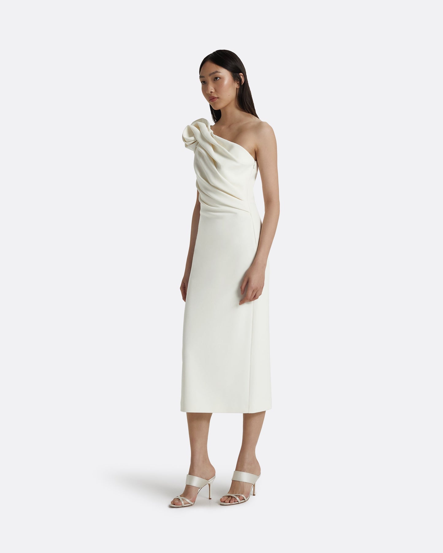 Granalle Ivory Midi Dress