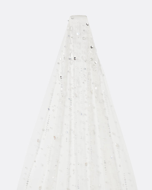 Edith Cecil Embroidered Veil