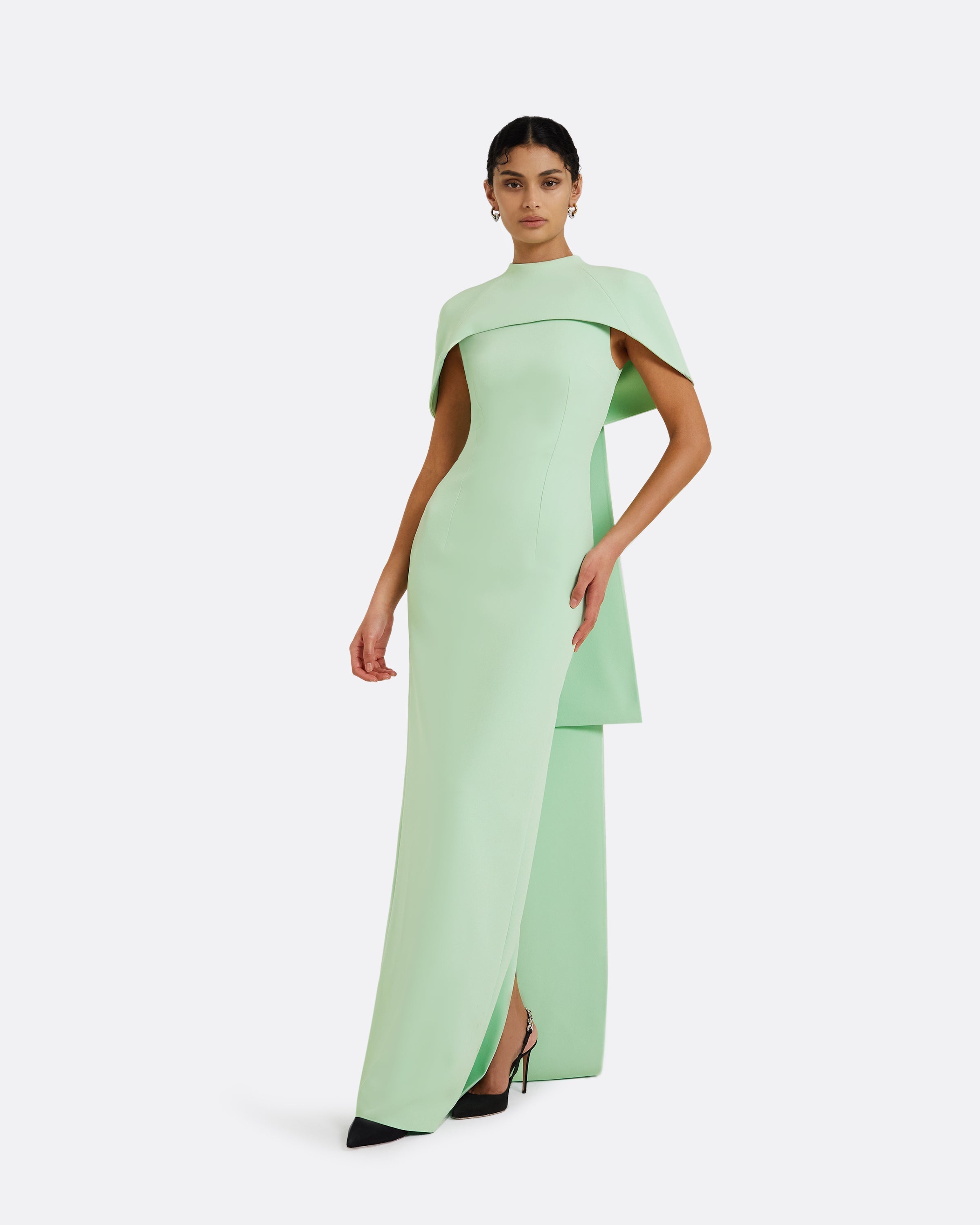 Kalika Jade Long Dress – Safiyaa London