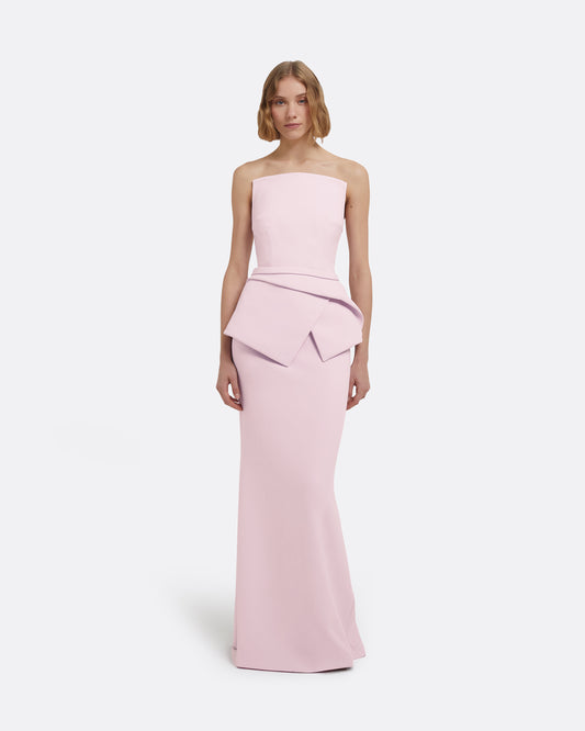 Kendra Long Dress in Lilac Snow