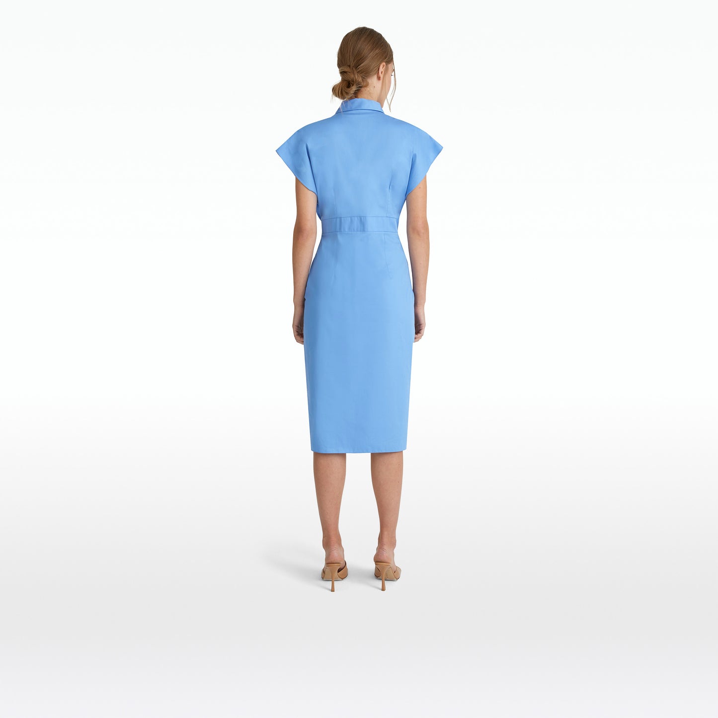 Calianne Safiyaa Blue Cotton Dress