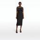 Anghelina Black Midi Dress