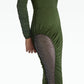 Jessica Olive Midi Dress