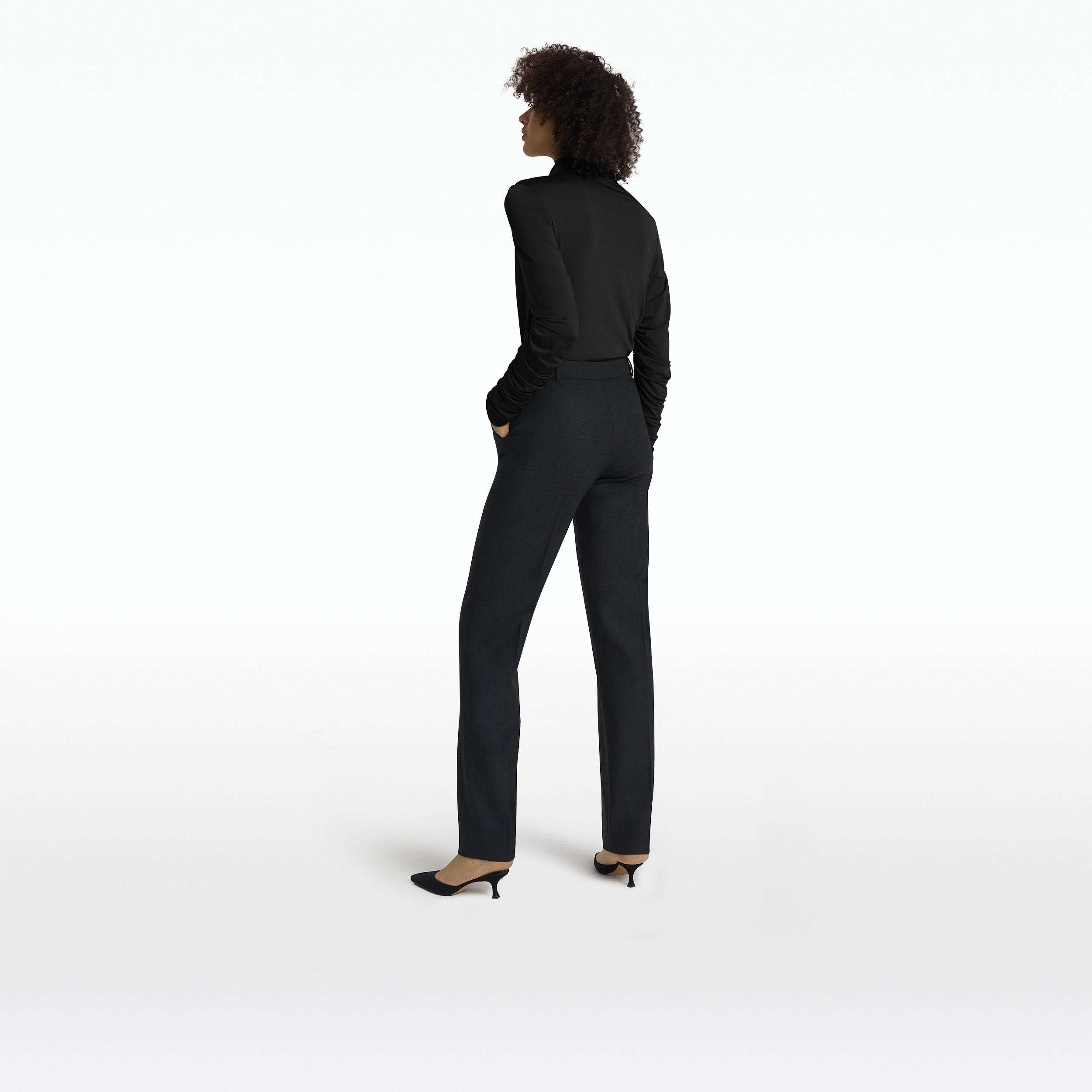 Trista Charcoal Trousers