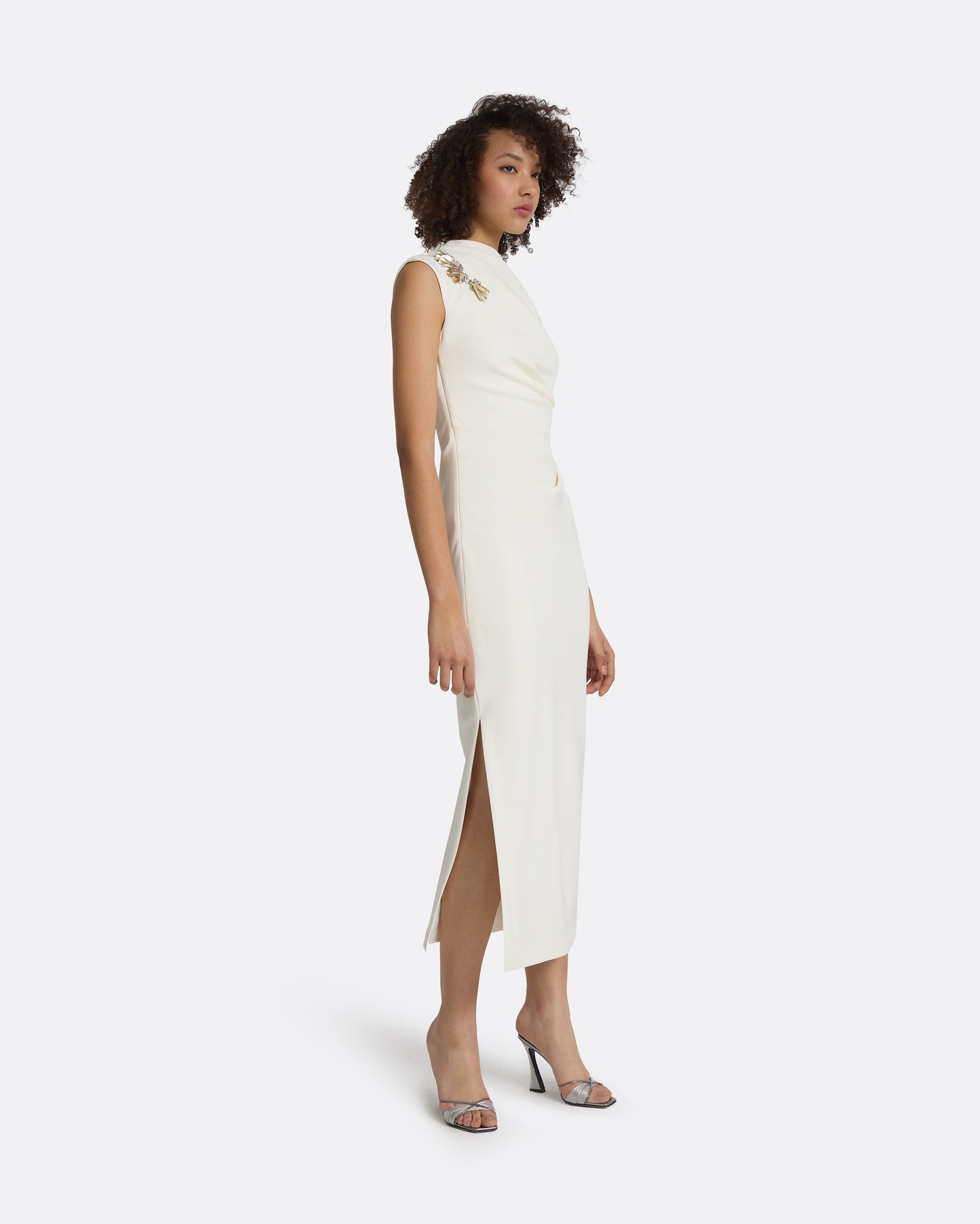 Salena Ivory Midi Dress