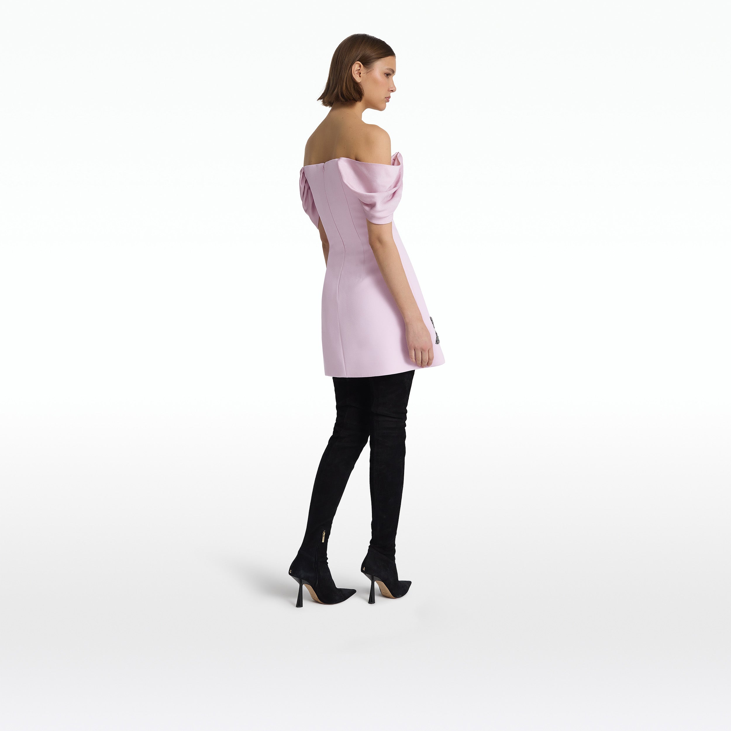 Ixia Lilac Snow Short Dress