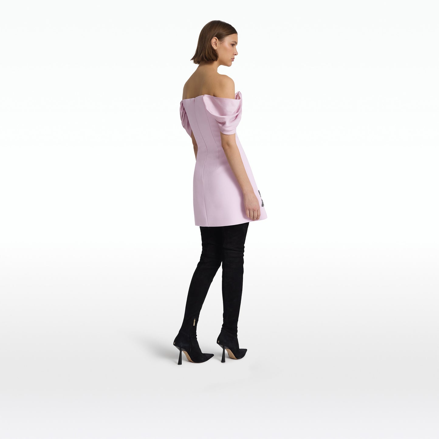 Ixia Lilac Snow Short Dress