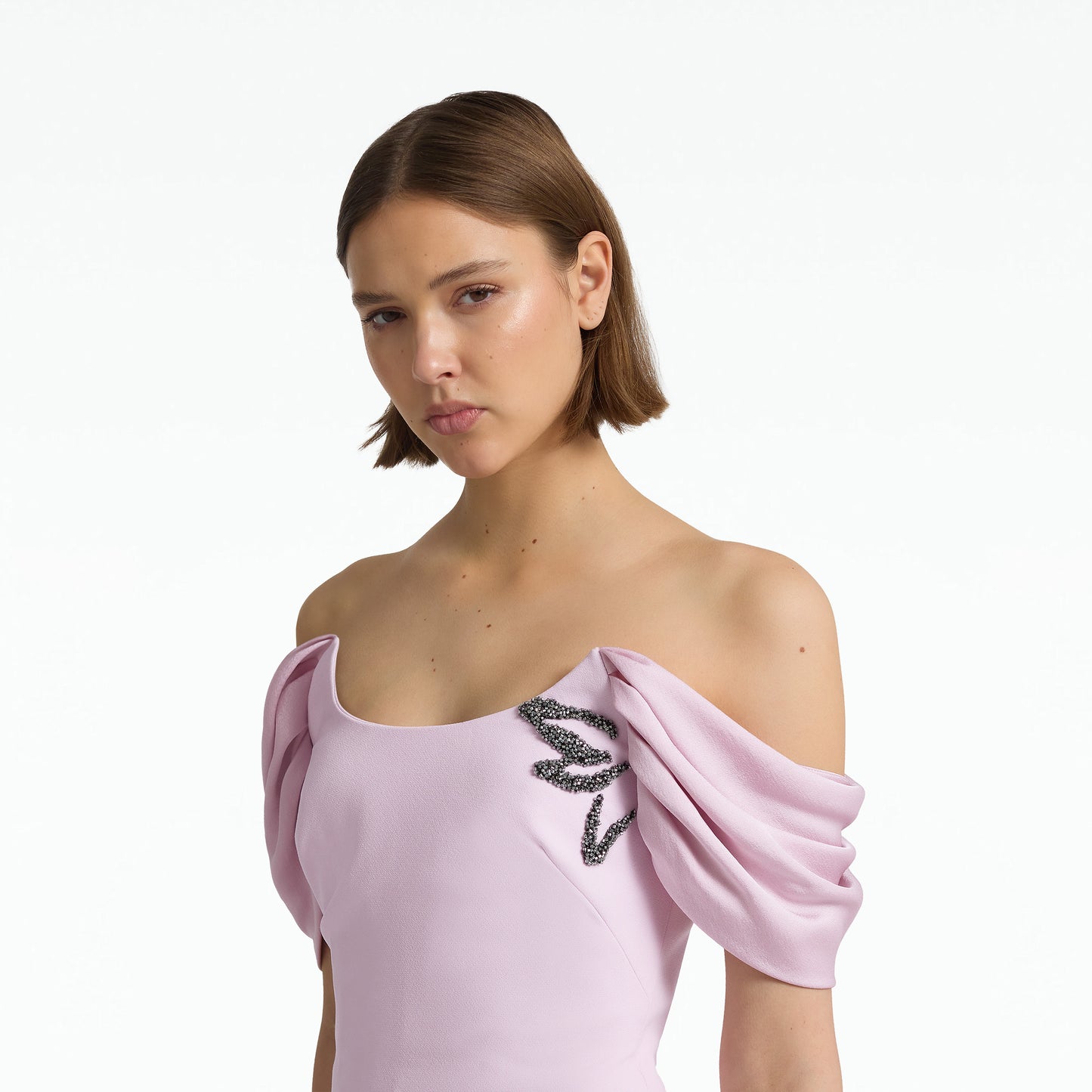 Ixia Lilac Snow Short Dress