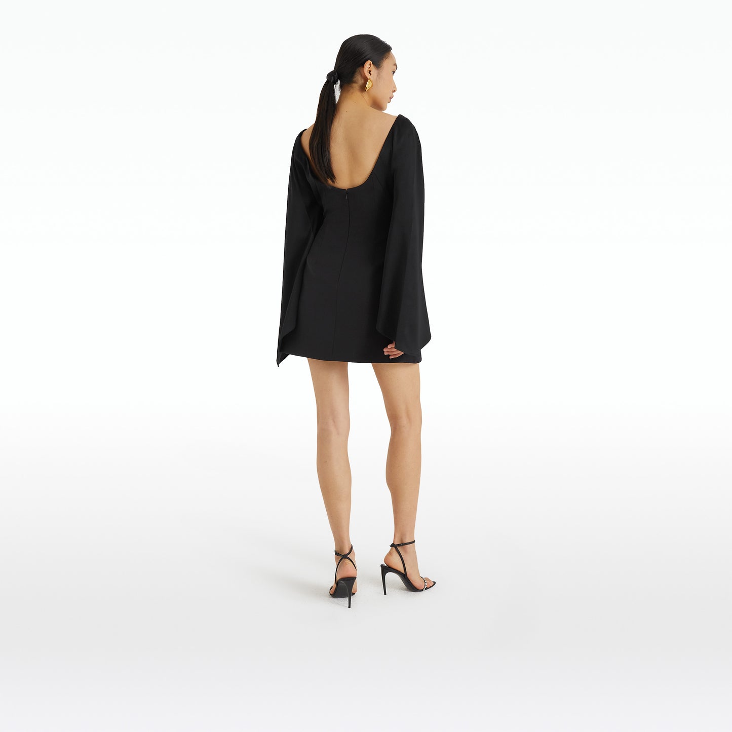 Julita Black Short Dress