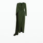 Abrie Olive Long Dress