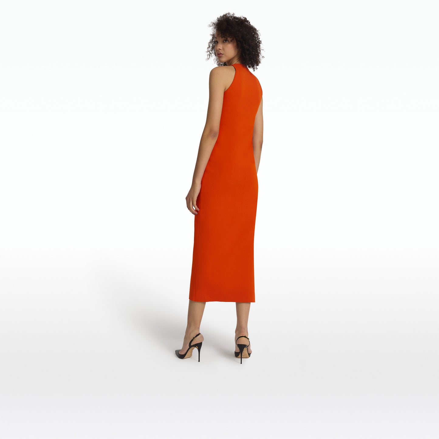 Medoran Walnut Knit Midi Dress
