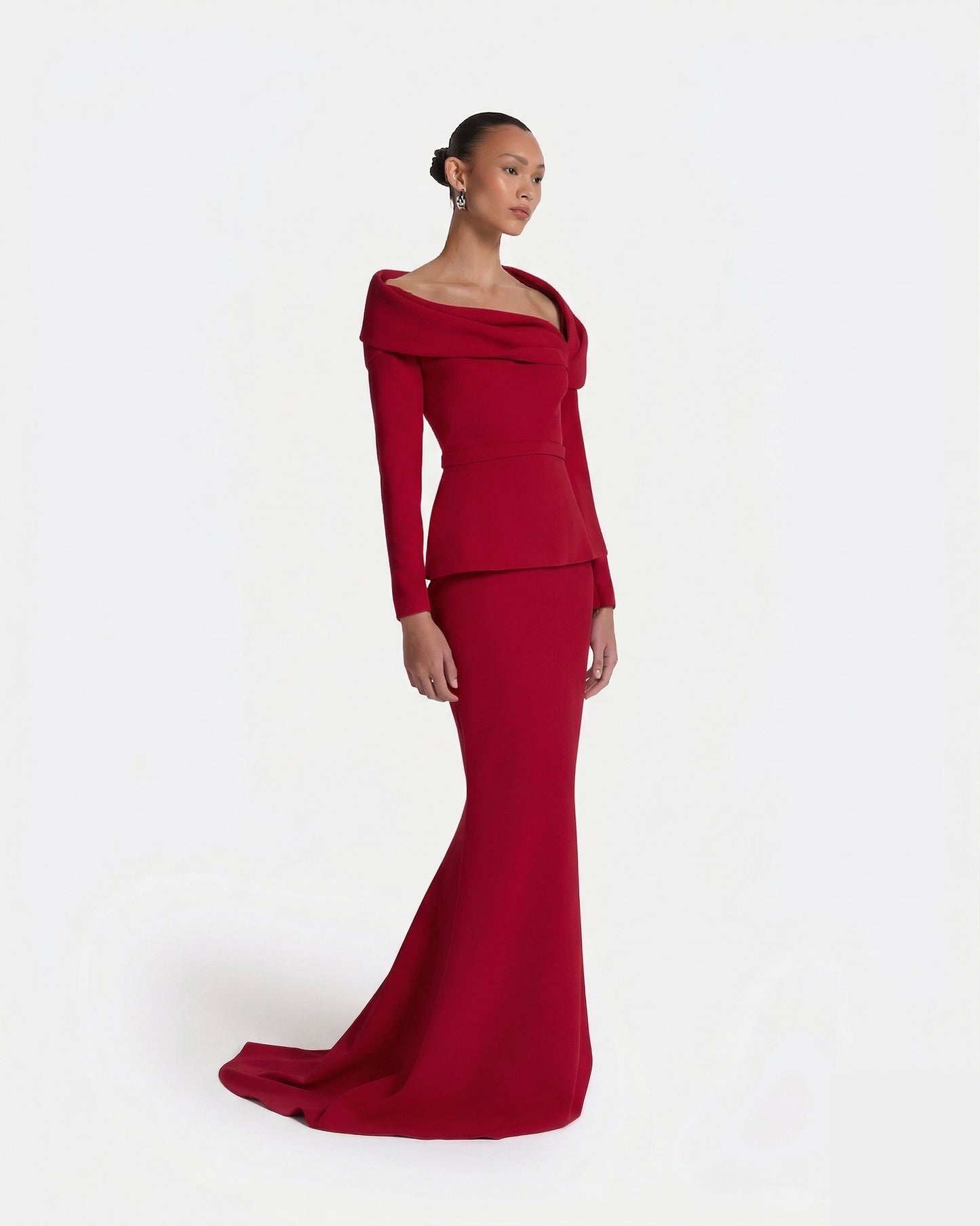 Andra Azalea Red Long Dress