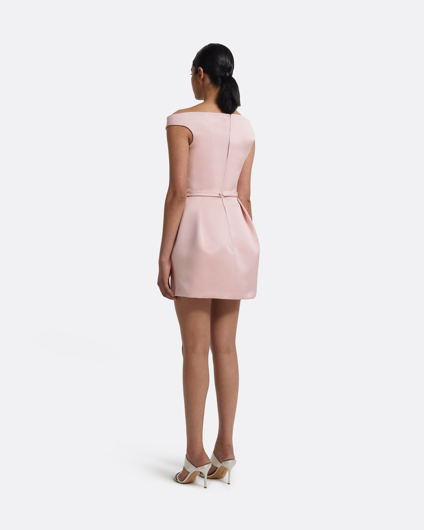 Senka Short Dress in Lotus Bloom