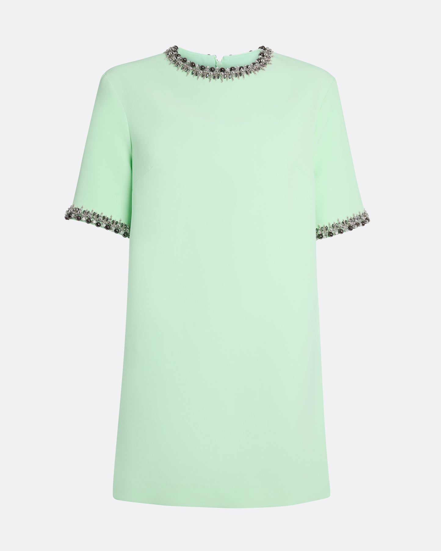 Ripley Short Dress in Brook Green with Gunmetal