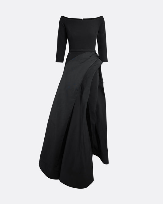 Nila Long Dress in Black