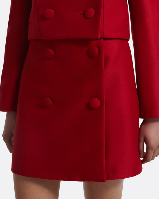 Yuki Skirt in Radiant Red