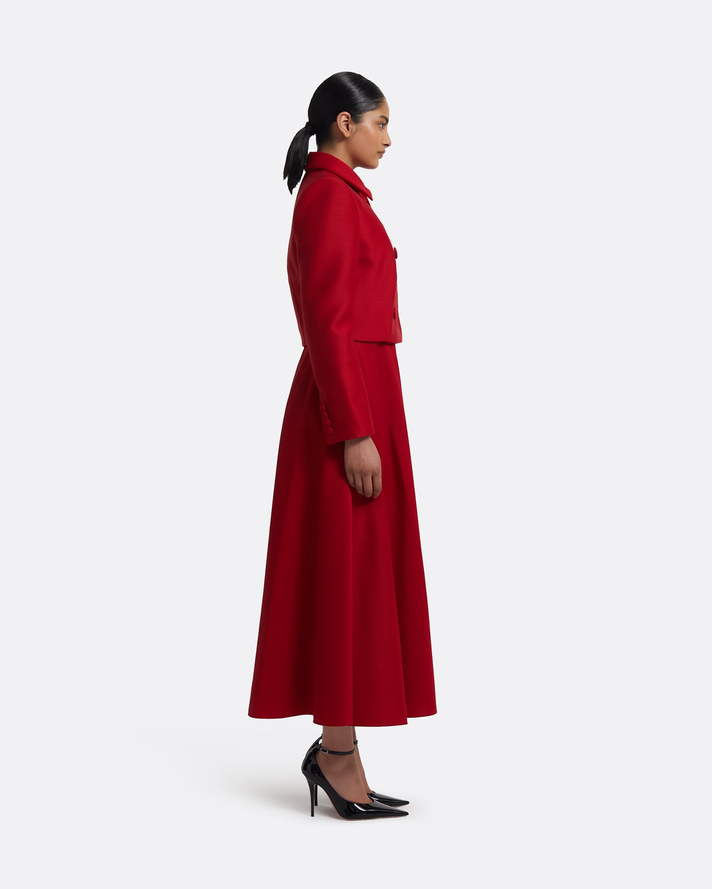 Yui Jacket in Radiant Red