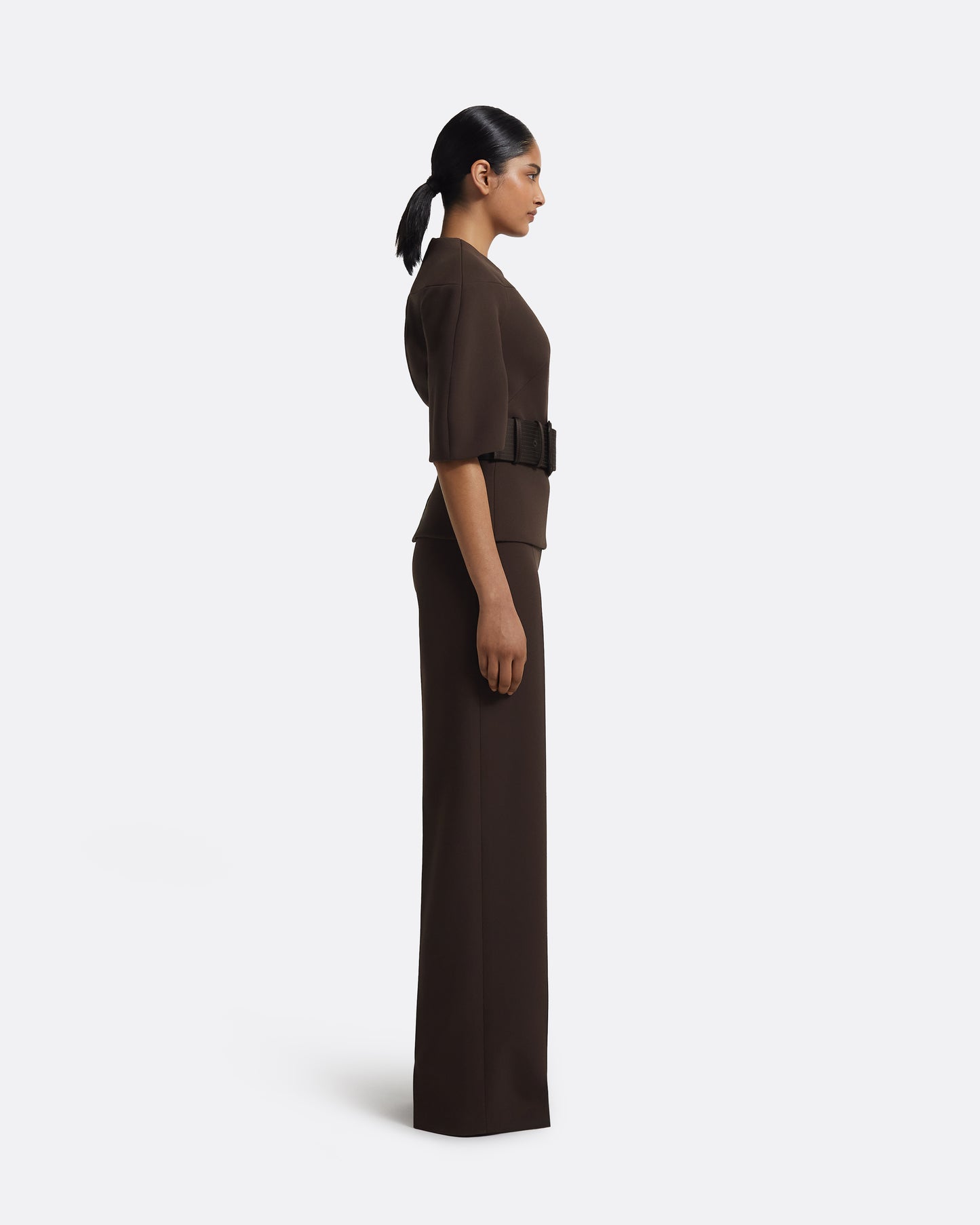 Kimari Top in Peat Brown