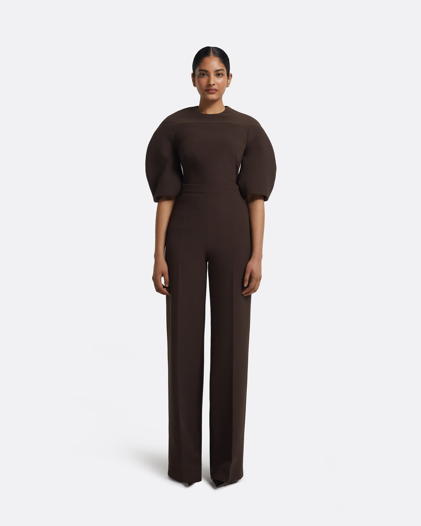Kimari Top in Peat Brown