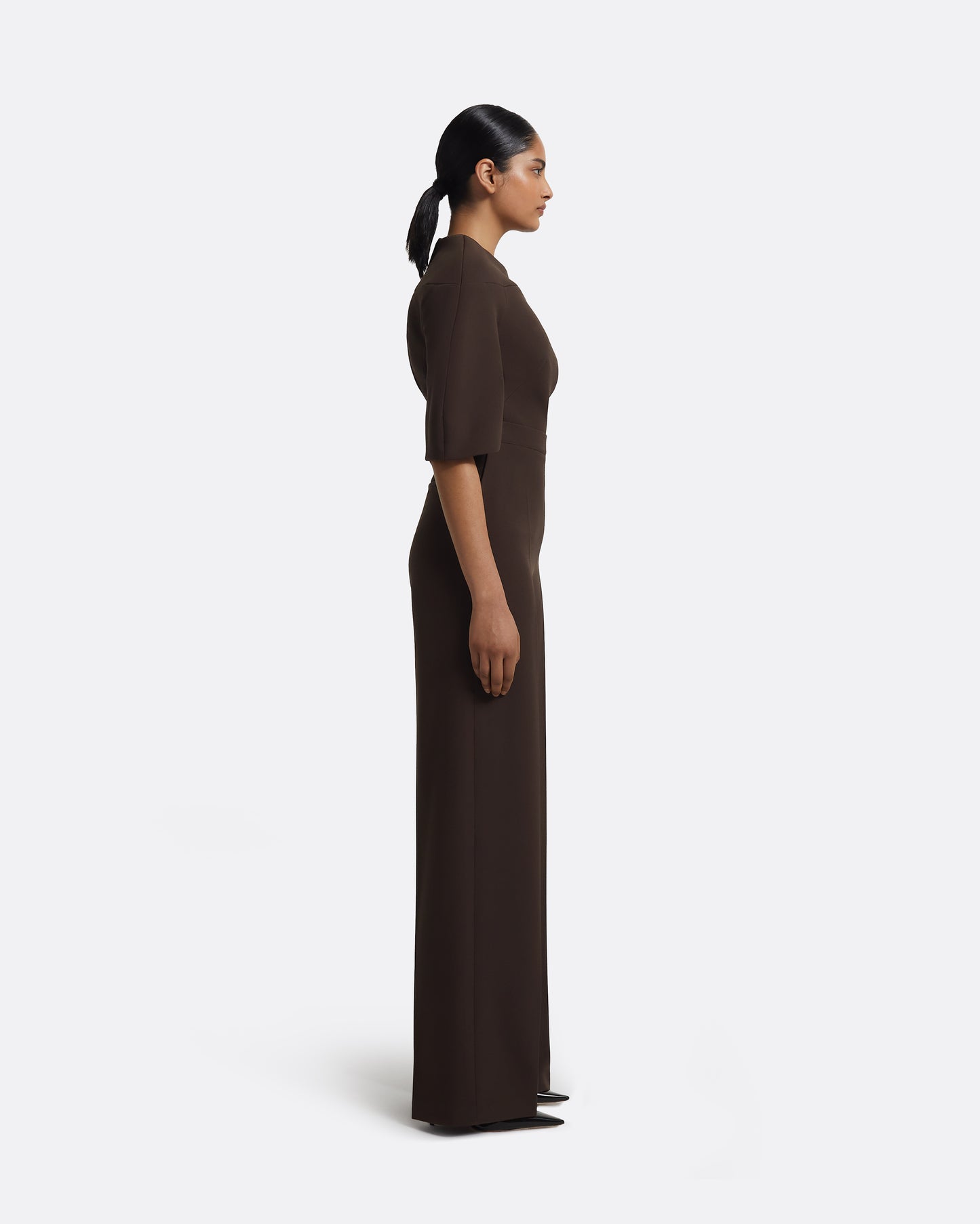 Kimari Top in Peat Brown