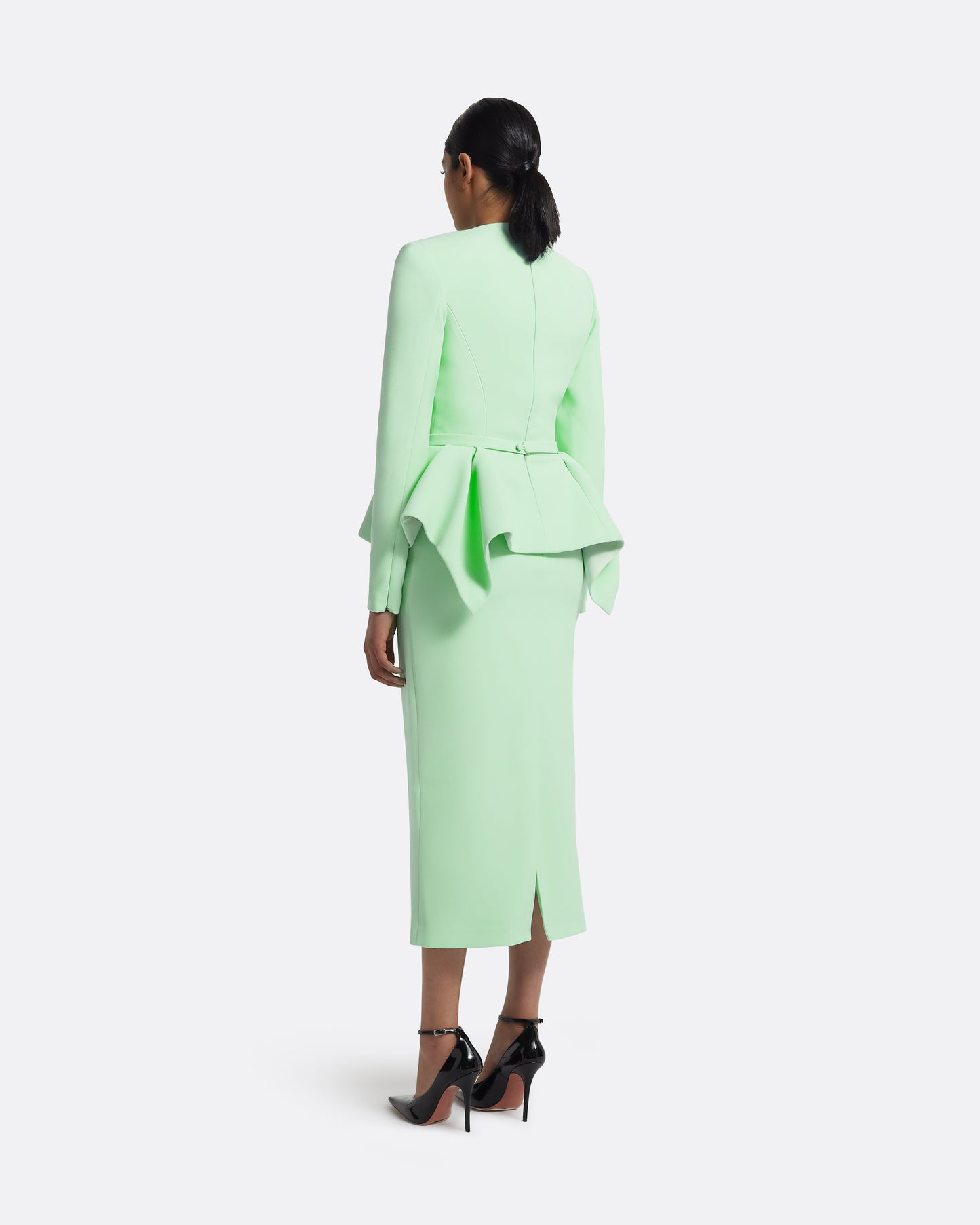 Midori Top in Brook Green with Silver