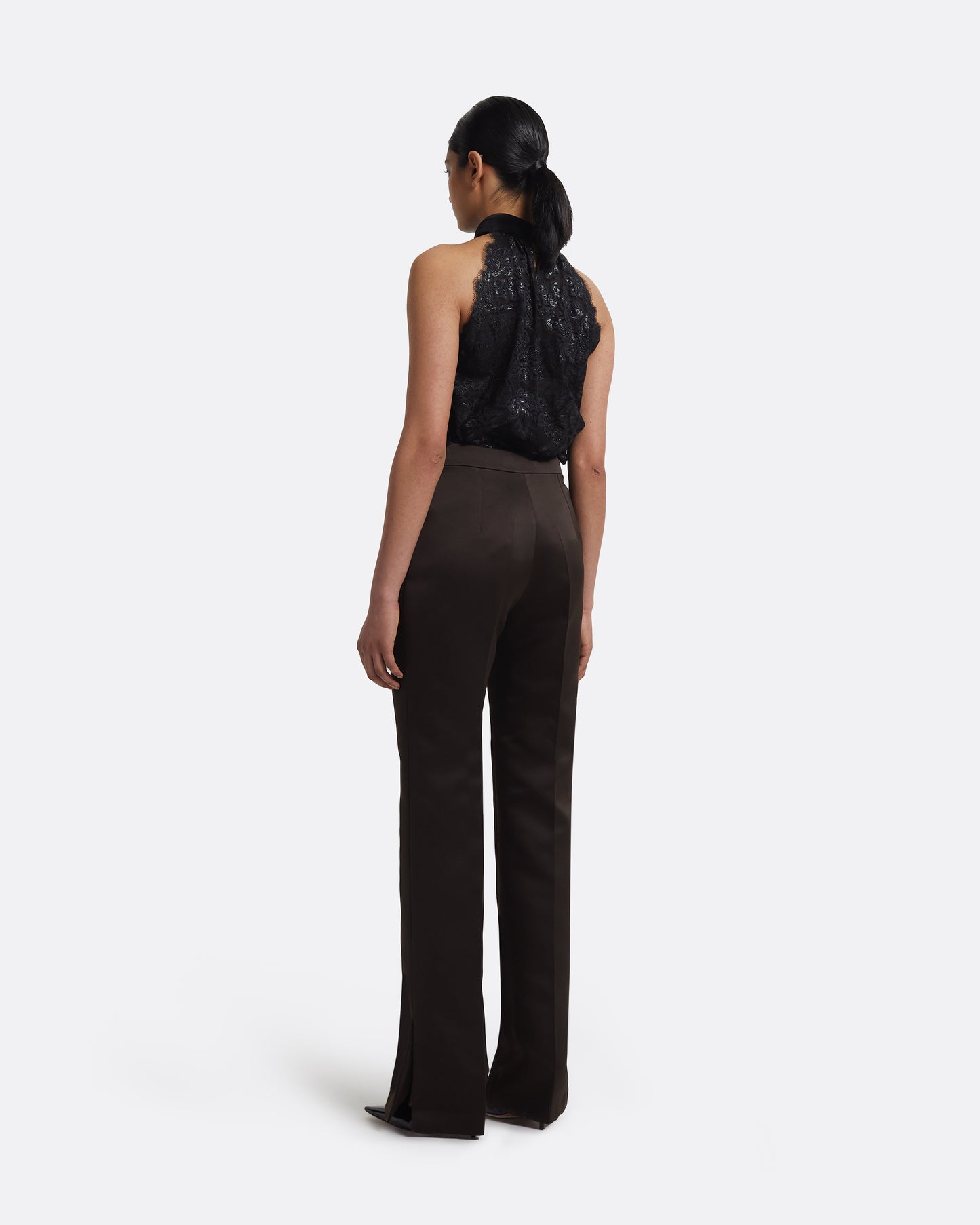 Rikina Trousers in Peat Brown