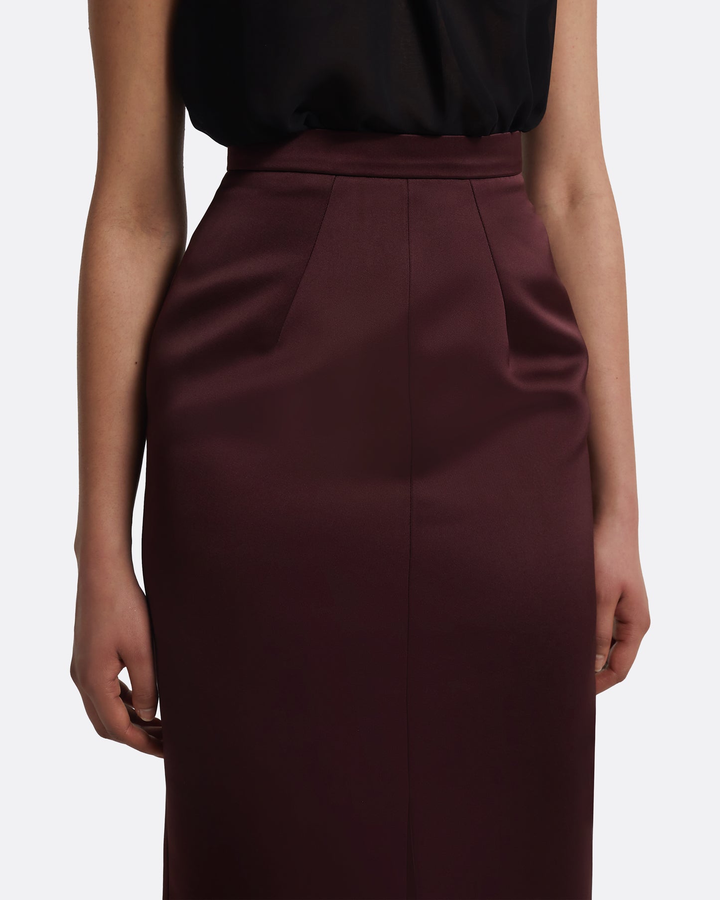 Grainee Skirt in Wine