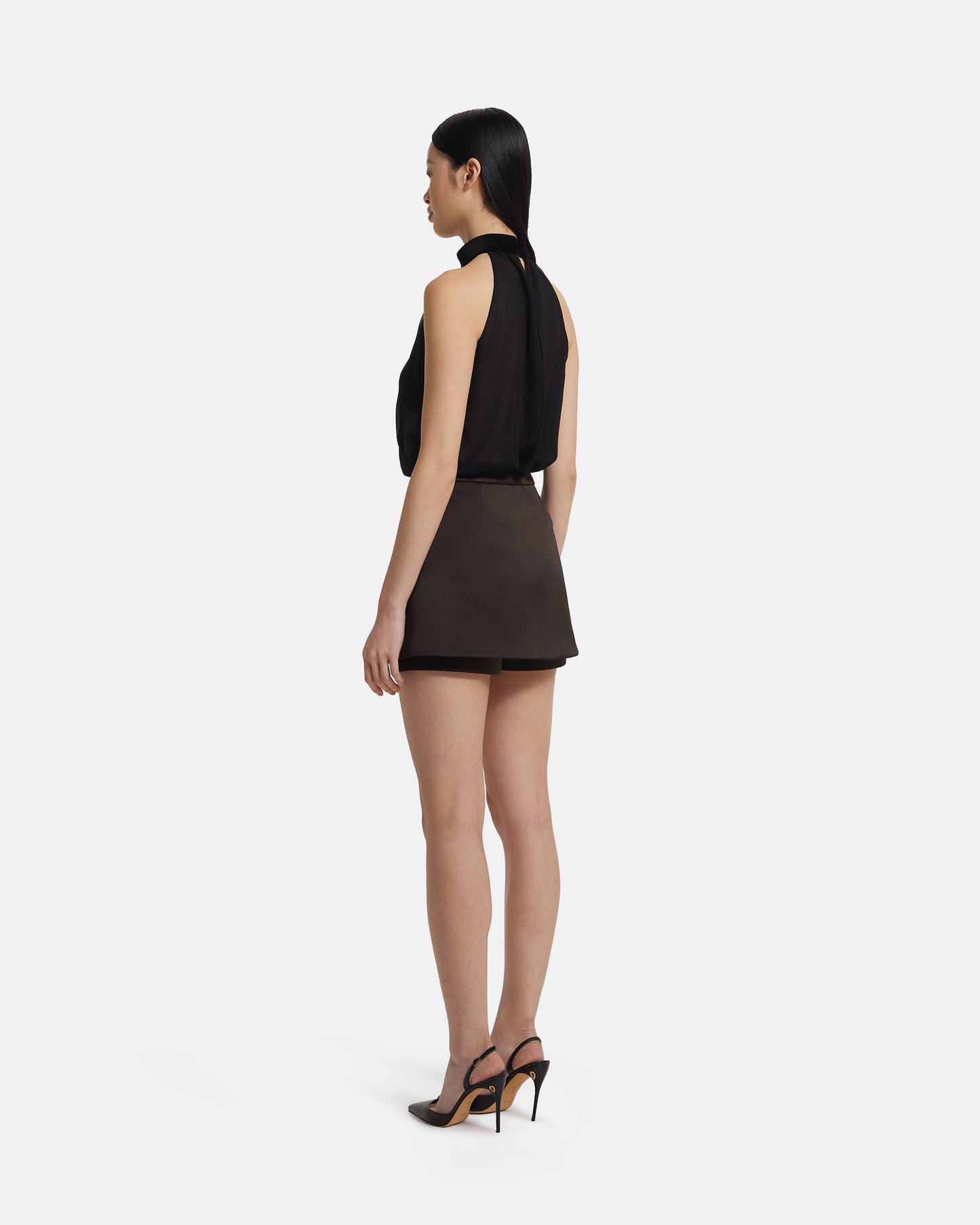 Matilda Skirt in Peat Brown