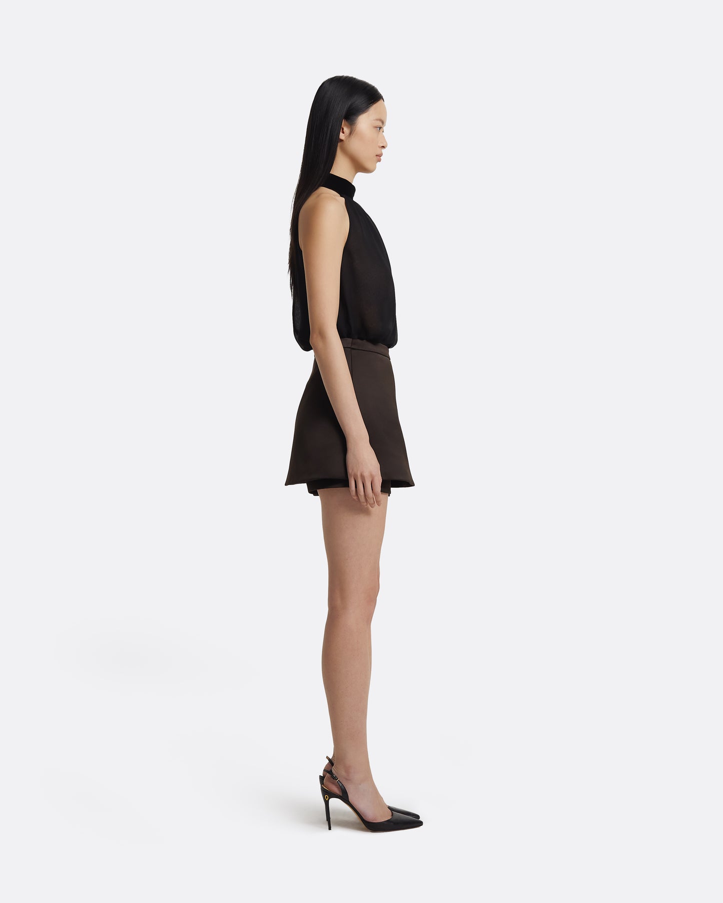 Matilda Skirt in Peat Brown
