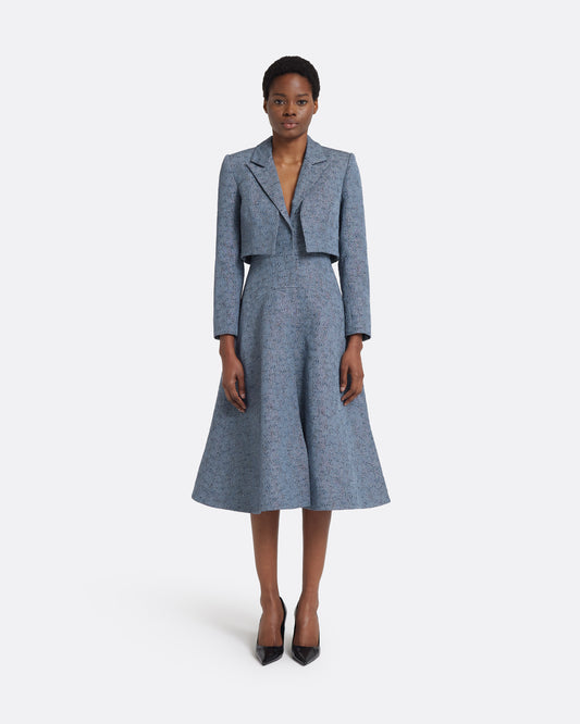 Sabia Jacket in Denim Jacquard