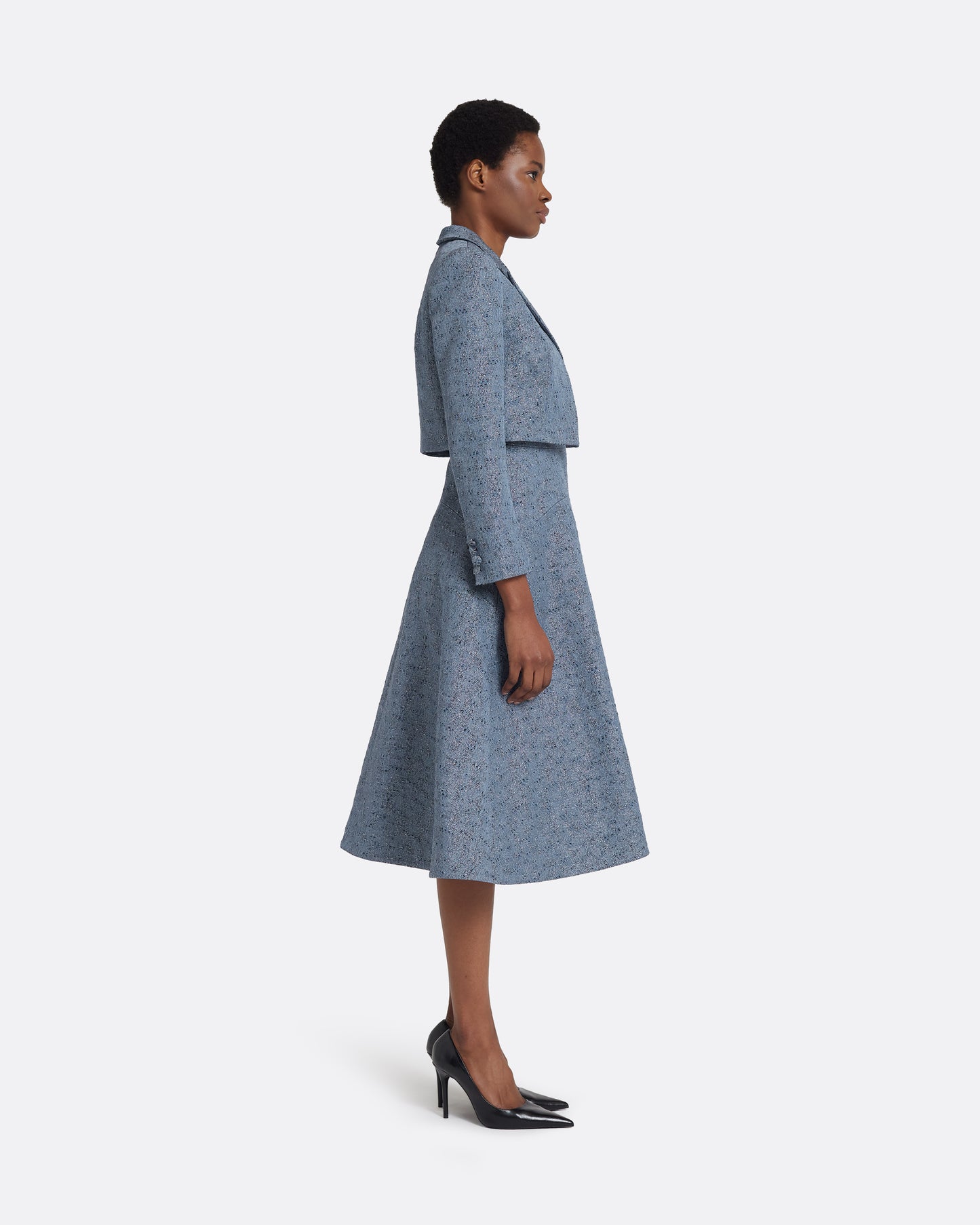 Sabia Jacket in Denim Jacquard
