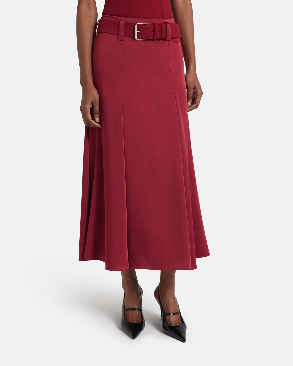 Nuala Skirt in Ruhbarb