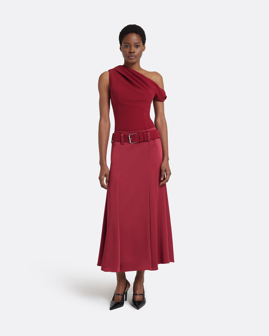 Nuala Skirt in Ruhbarb