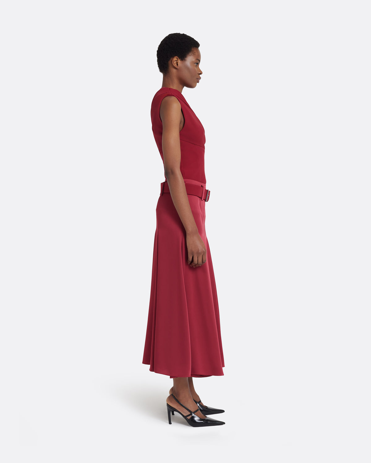 Nuala Skirt in Ruhbarb