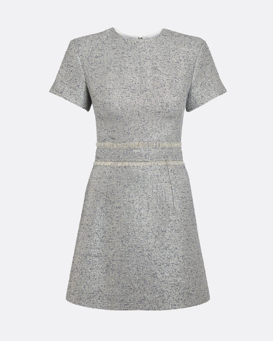 Abilene Short Dress in Silvery Grey